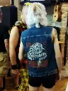 Veste en  jean vintage custom année 2000